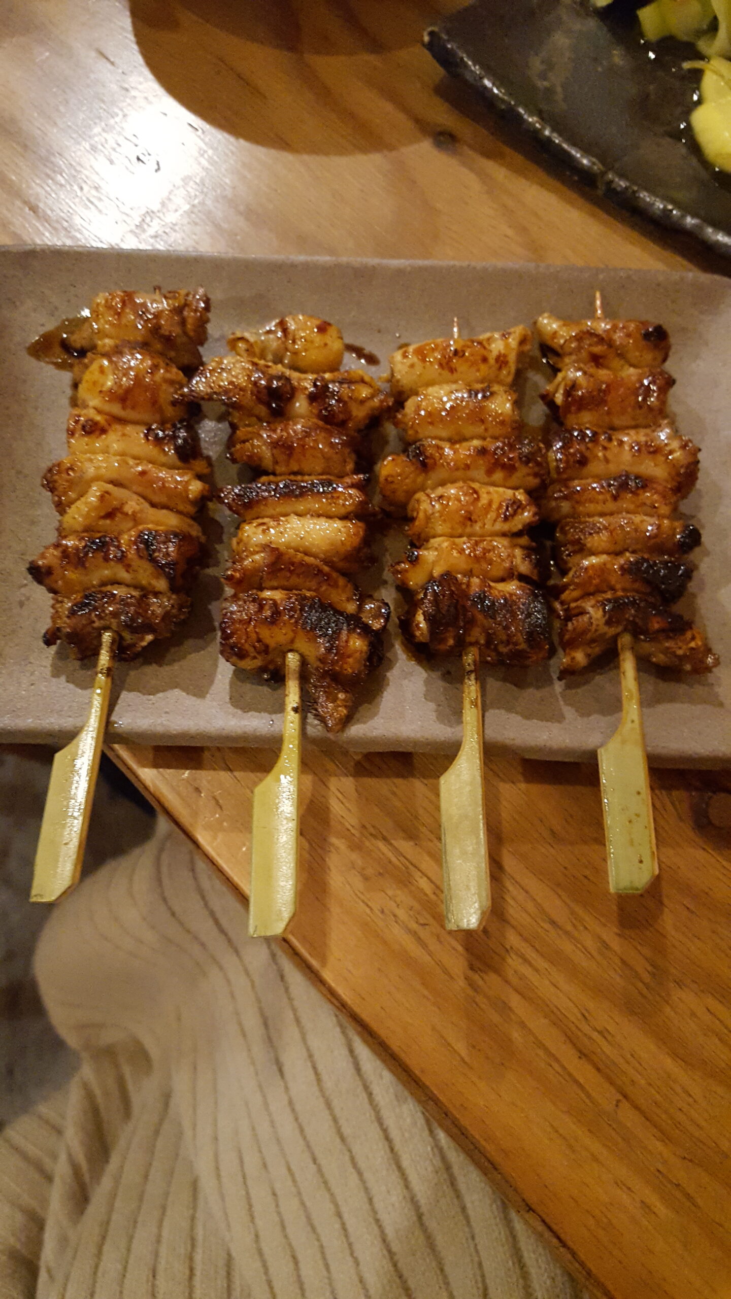 鶏皮_青森県青森市_炭火 焼き鳥 竹天門